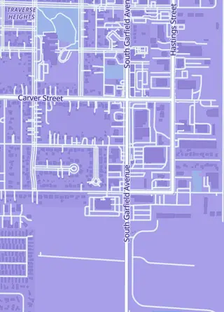 Street map around Treysian's Treasures, Traverse City