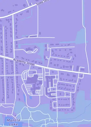 Street map around TVT Trading, Presque Isle