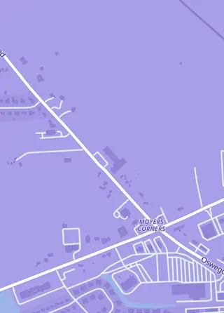 Street map around Twisted Mayhem Gaming, Baldwinsville