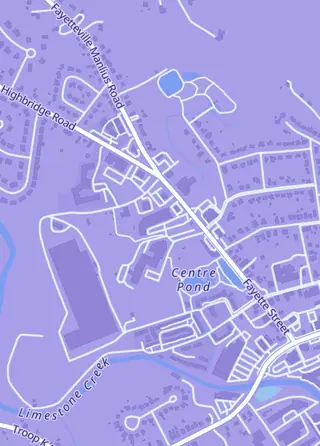 Street map around Unplugged Gaming, Manlius