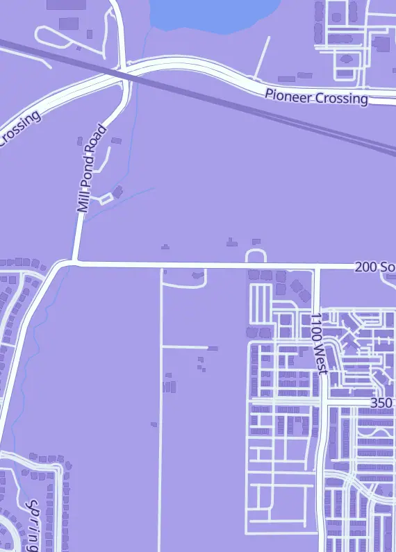 Street map around Utah Dump Digger, 7203 W 7750 N, American Fork, UT