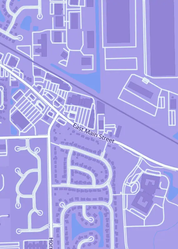 Street map around Valkyrie's Vault, 1044 E Main St, Brownsburg, IN