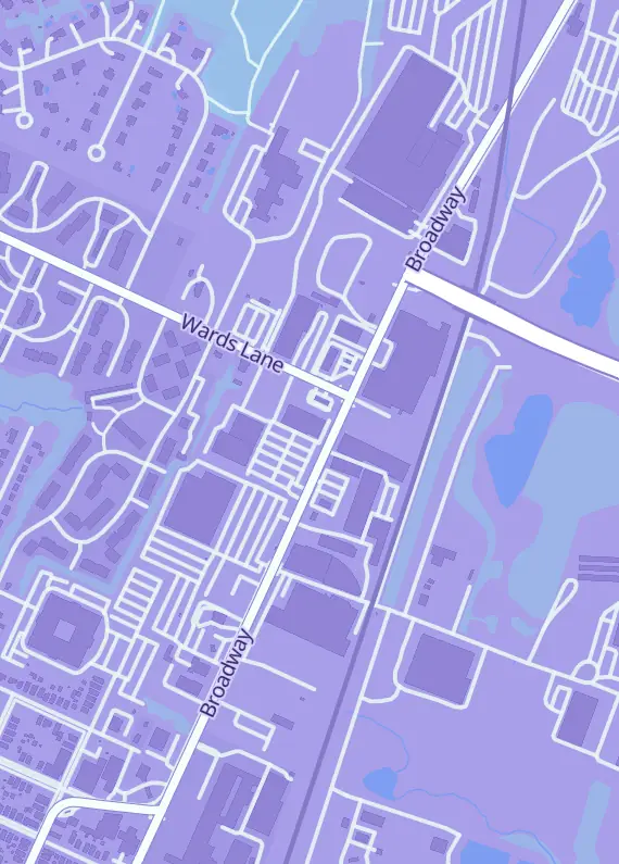 Street map around VDO Gaming & Esports Education, 100 Broadway Ste 6, Menands, NY