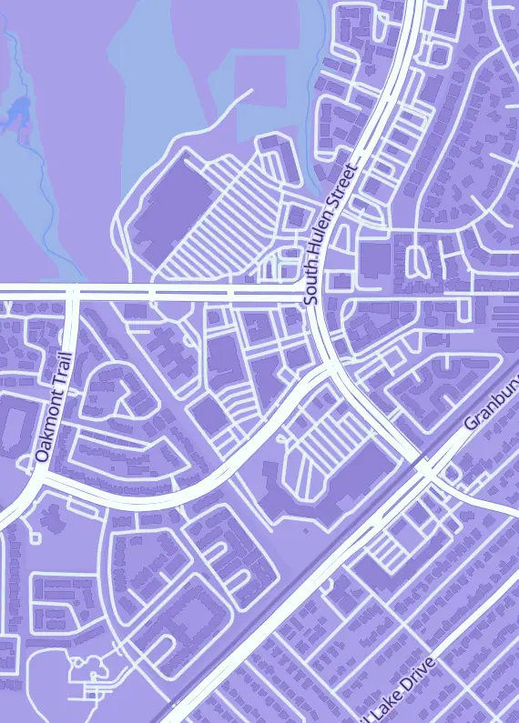 Street map around Ventrex Collectibles & R/C Hobbies, 6238 Hulen Bend Blvd, Fort Worth, TX