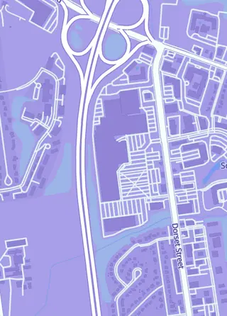 Street map around Vermont Gaming Academy, South Burlington