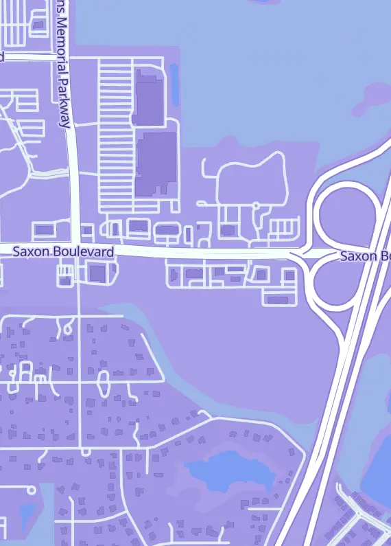 Street map around Video Game Trader, Saxon Blvd, Deltona, FL