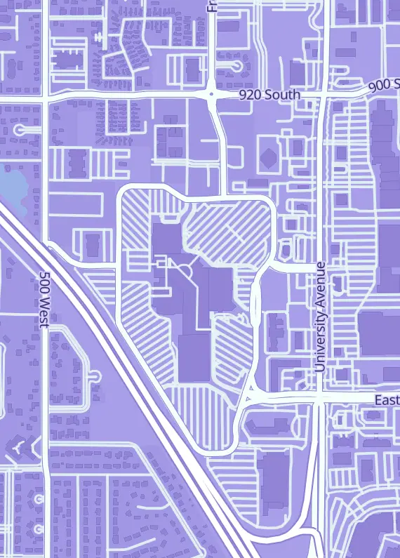 Street map around We Geek Together, 1200 Towne Centre Blvd, Provo, UT