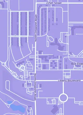 Street map around West River CCG, Box Elder