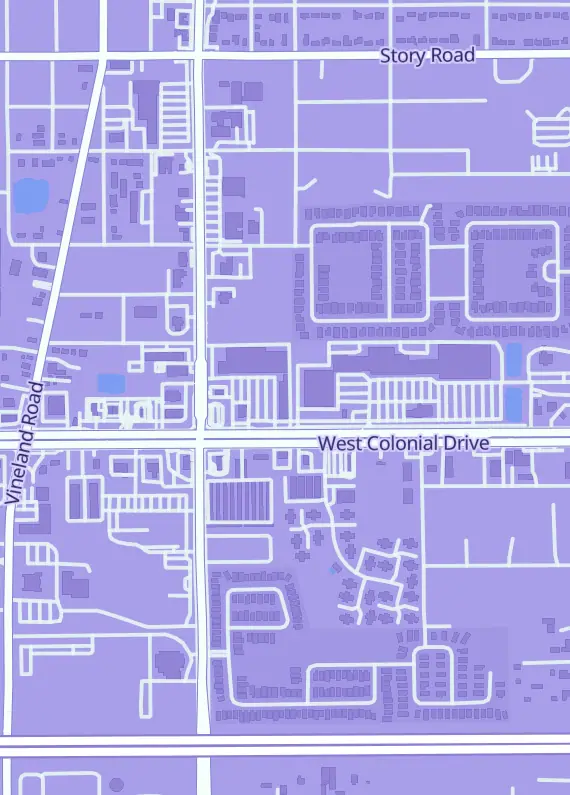 Street map around Winter Card'N Collectibles, 1031 S Dillard St, Winter Garden, FL