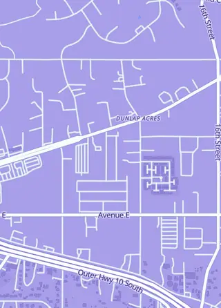 Street map around WolfPack Sports & Antiques, Yucaipa