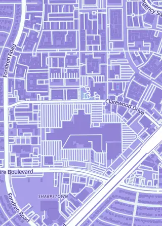 Street map around Your Mania Toys, Houston